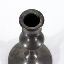 Pewter candlestick -  Top